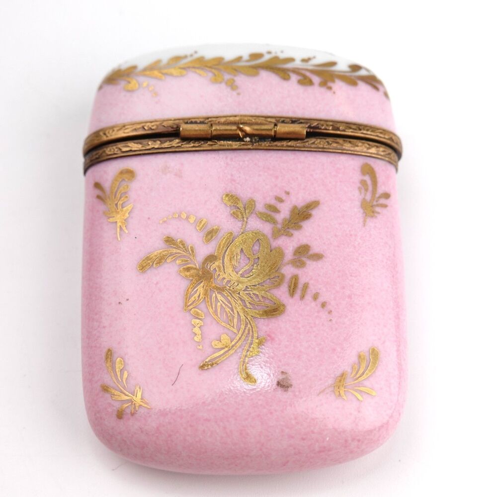 Limoges France Peint Main Lady Portrait Artist Signed Trinket Box RARE - Picture 11 of 16